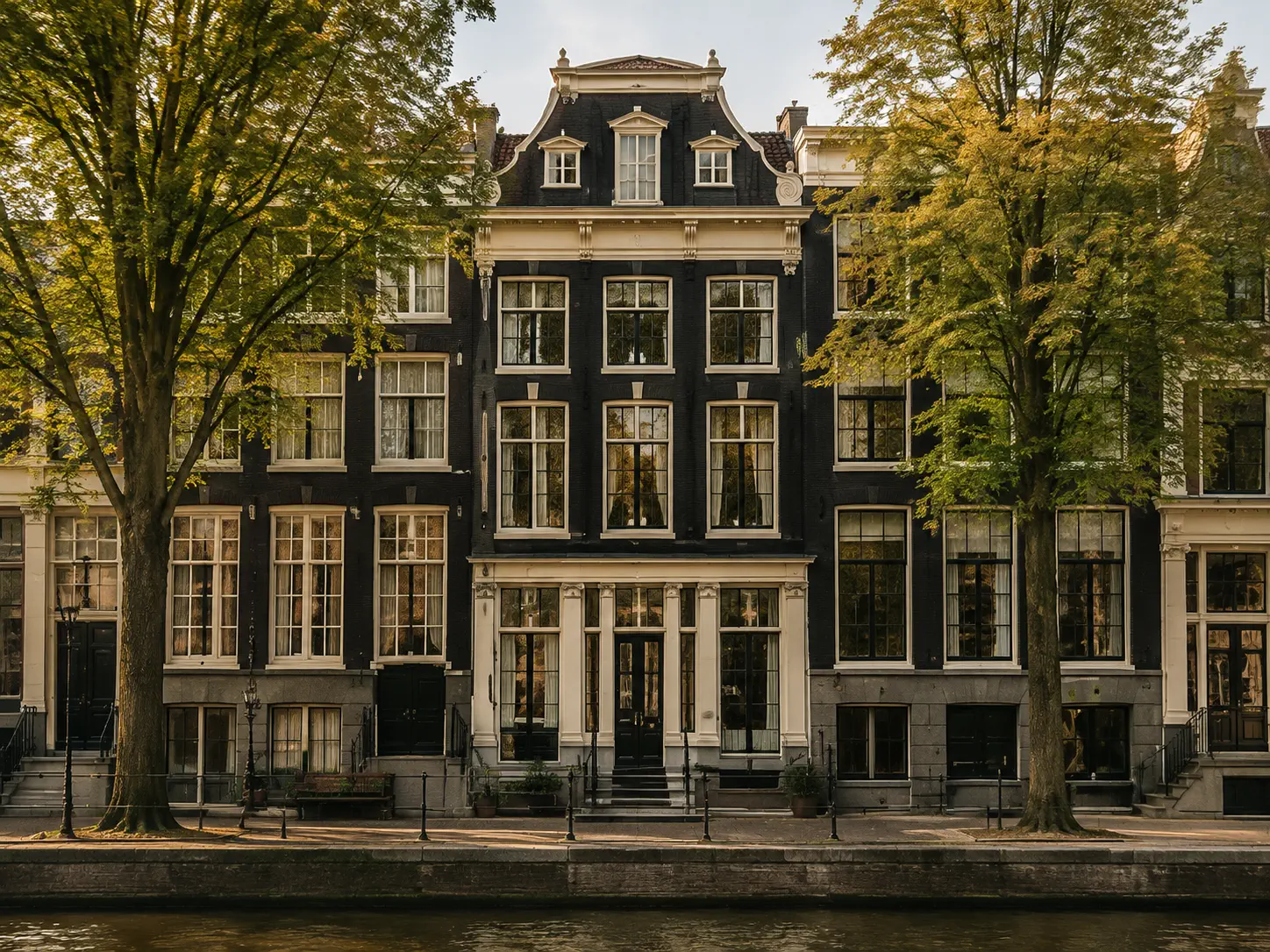 Grachtenhäuser an der Herengracht in Amsterdam
